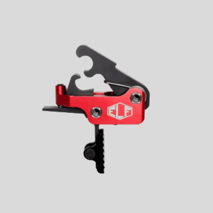 Elftmann ELF-SE PRO Trigger-PRO-LOCK Threaded Mounting System SE-PRO-R-S For Polymer Lowers. Flat Black Trigger Shoe.