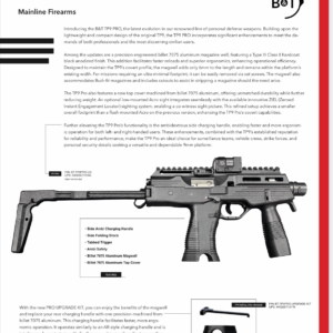B&T TP9 Pro black SBR (NFA Rules Apply) ETA Unknown.