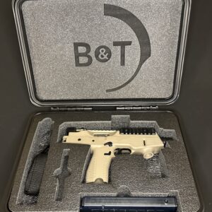 B&T TP9 Tan BT-30105-N-US-CT (Pistol) Includes both TP9 B&T Case and soft shell case.