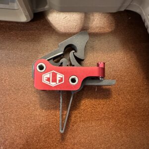 NEW!  “Alpha” trigger by Elftmann.  Flat faced available.